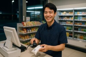 コンビニ夜勤バイトはきつい？楽？深夜の仕事内容から時給、メリットまで徹底解説！