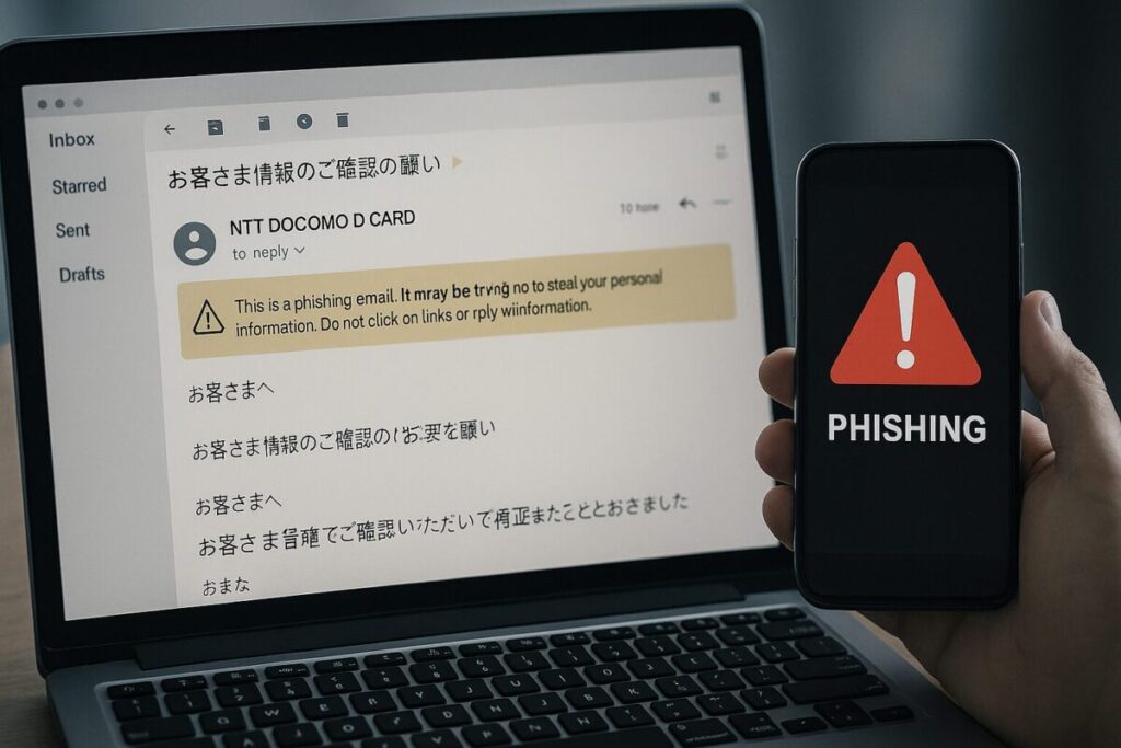 dカード「お客さま情報のご確認のお願い」対処法