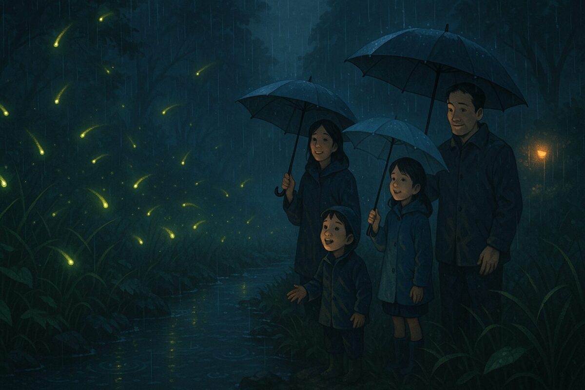 蛍は雨の日どこにいる？光らない理由と知られざる生態を徹底解説