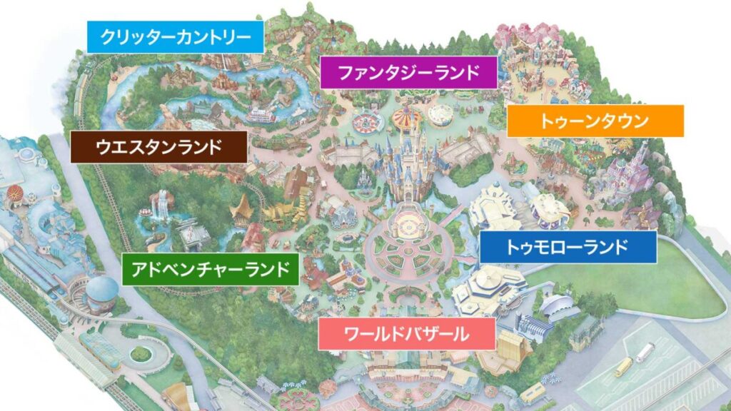 ディズニーランドの給水スポット(水飲み場)