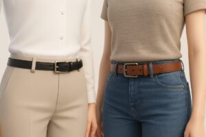 女性のベルト、向きはどっち？右から？左から？混乱しやすい基本とTPO別使い分けガイド