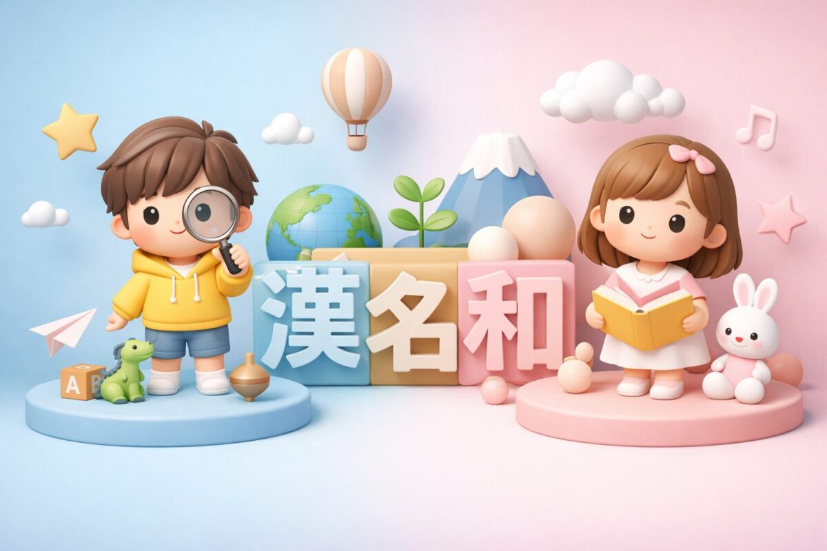 キラキラネームじゃない珍しい名前2026！被らない男の子・女の子の名前リスト