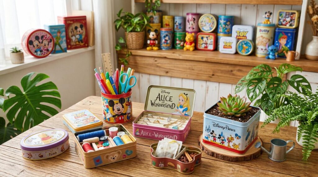 【捨てられない?】ディズニー缶の使い道アイデア12選!収納・リメイク・楕円など形状別活用法