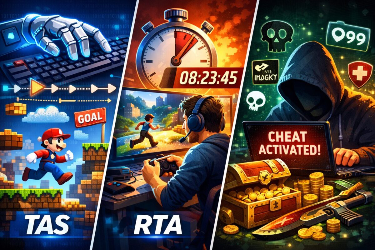 【完全版】ゲーム用語「TAS（タス）」の意味とは？RTA・チートとの違いを徹底解説