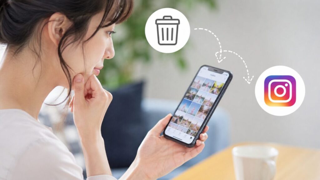 インスタで間違えて削除した投稿は復元できる？再投稿のやり方と注意点まとめ