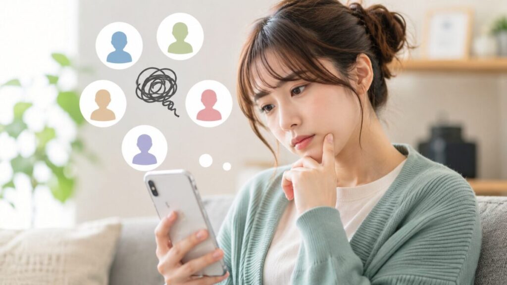 LINEしてないのに共有に出てくるのはなぜ?最近話してない人を非表示にする理由と消す方法
