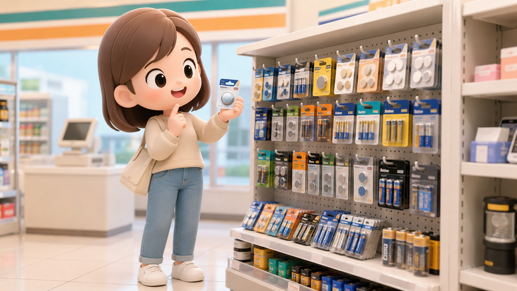 【完全版】コンビニで電池は売ってる?CR2032等のボタン電池・種類・値段・売り場を徹底解説!