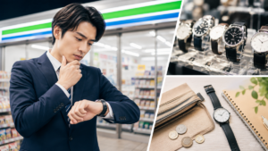 コンビニで腕時計は買える？値段やファミマ最新情報・100均など緊急時の購入先まとめ