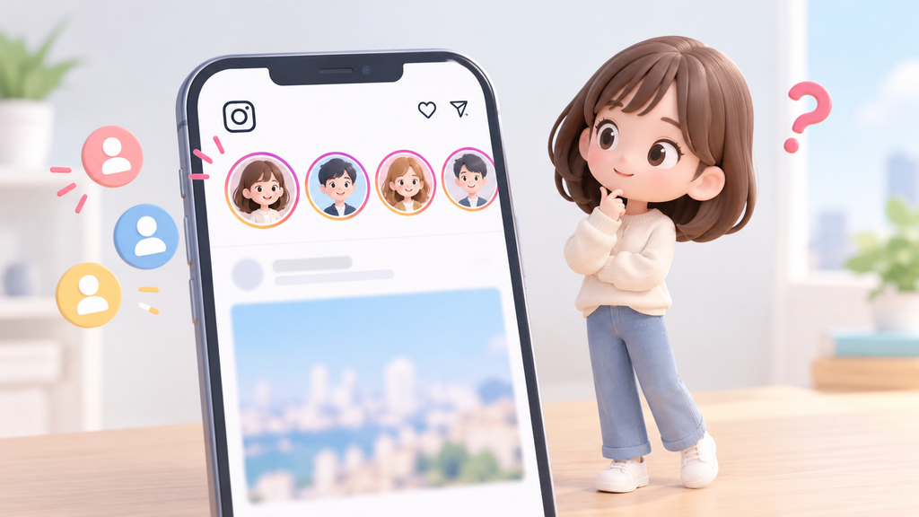 インスタのノートの順番の意味とは?一番左に来る人と並び順の仕組み